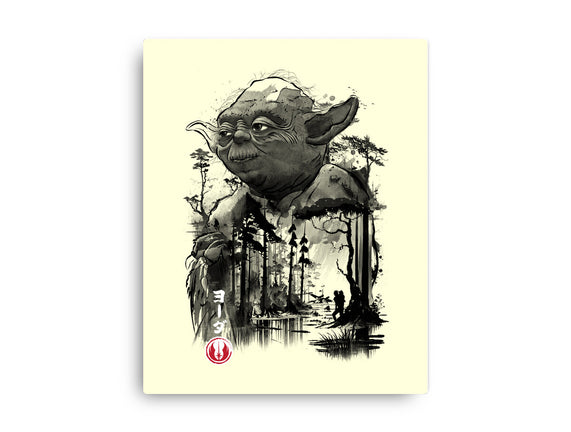 The Master In The Swamp Sumi-e