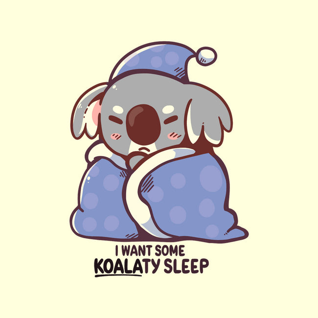 I Want Some Koalaty Sleep-none stretched canvas-TechraNova