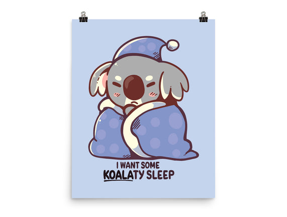 I Want Some Koalaty Sleep
