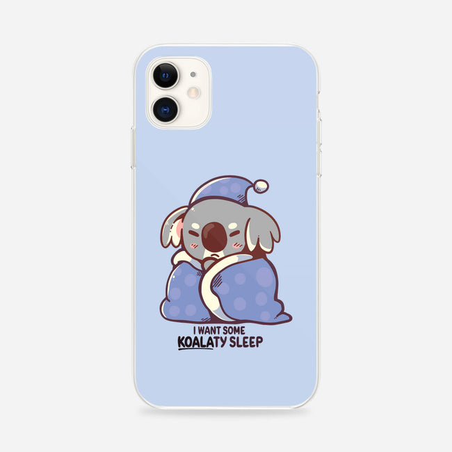 I Want Some Koalaty Sleep-iphone snap phone case-TechraNova