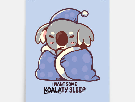 I Want Some Koalaty Sleep