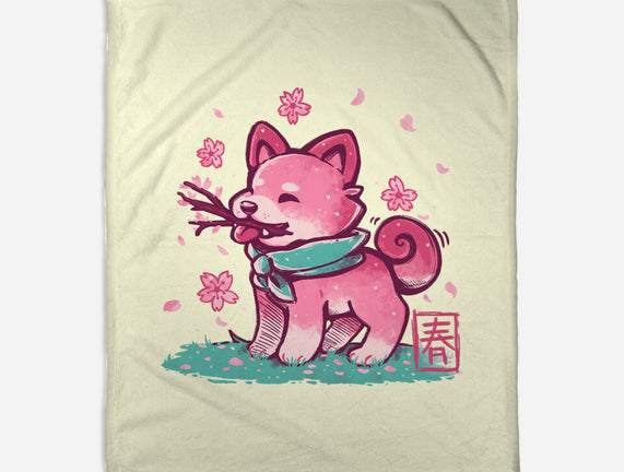 Spring Time Shiba