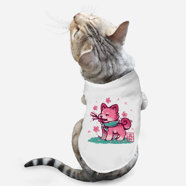 Spring Time Shiba-cat basic pet tank-TechraNova