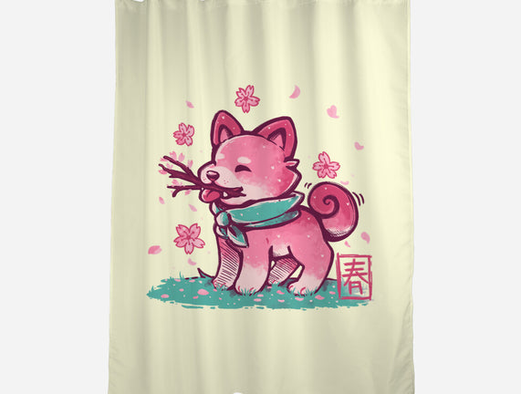 Spring Time Shiba