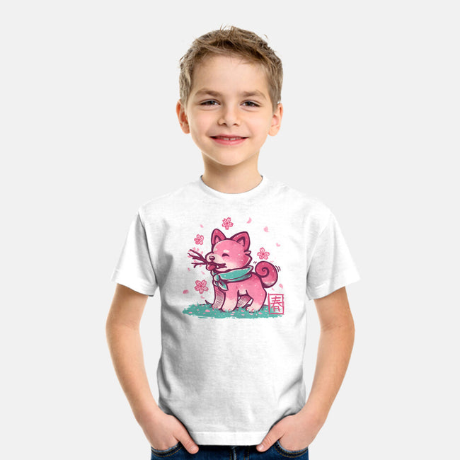 Spring Time Shiba-youth basic tee-TechraNova