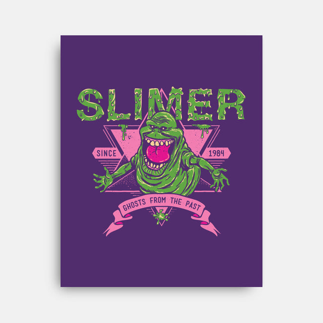 Slimer-none stretched canvas-manospd