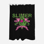 Slimer-none polyester shower curtain-manospd