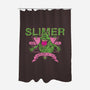 Slimer-none polyester shower curtain-manospd