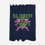 Slimer-none polyester shower curtain-manospd