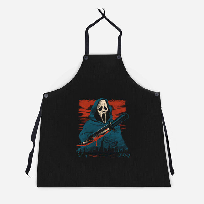 Stabbed City-unisex kitchen apron-estudiofitas