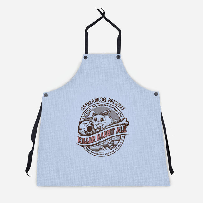 Killer Rabbit Ale-unisex kitchen apron-kg07