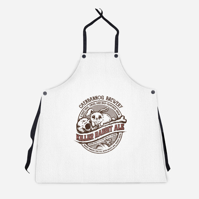 Killer Rabbit Ale-unisex kitchen apron-kg07