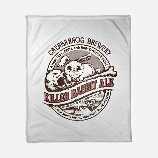 Killer Rabbit Ale-none fleece blanket-kg07