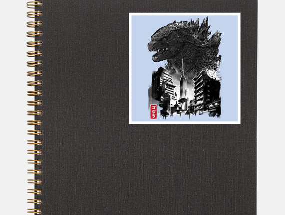 Godzilla Sumi-e