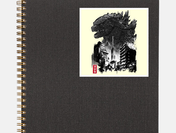 Godzilla Sumi-e