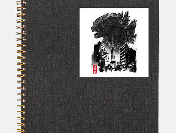 Godzilla Sumi-e