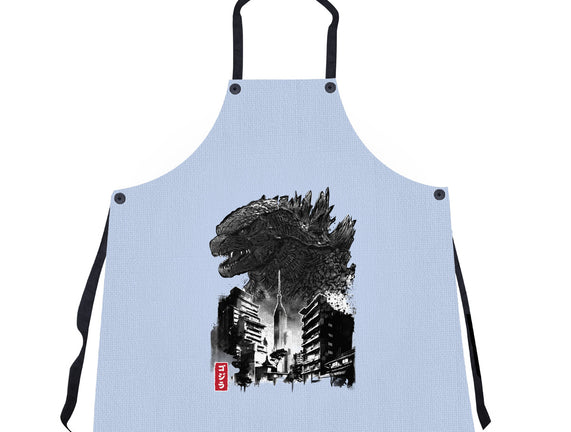 Godzilla Sumi-e