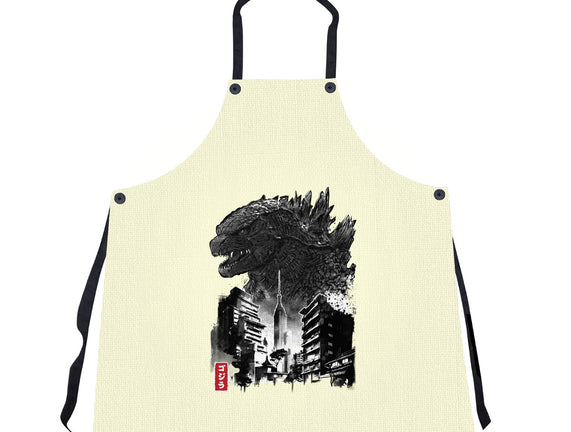 Godzilla Sumi-e