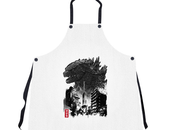 Godzilla Sumi-e