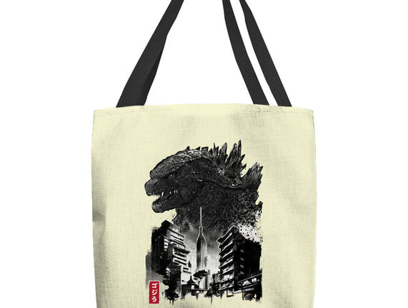 Godzilla Sumi-e