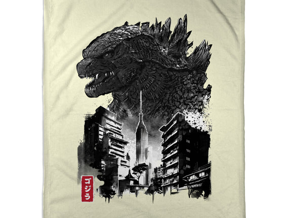 Godzilla Sumi-e