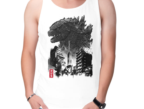 Godzilla Sumi-e
