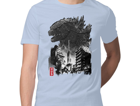 Godzilla Sumi-e