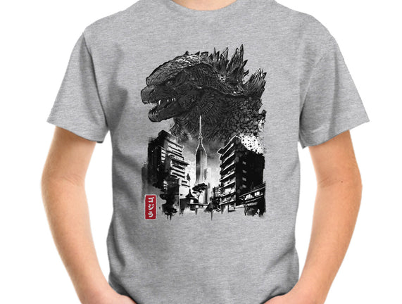 Godzilla Sumi-e
