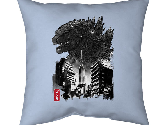 Godzilla Sumi-e