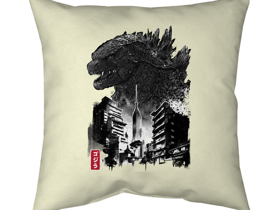 Godzilla Sumi-e