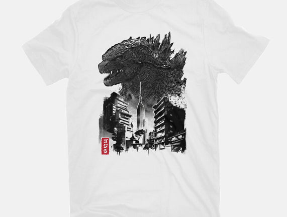 Godzilla Sumi-e