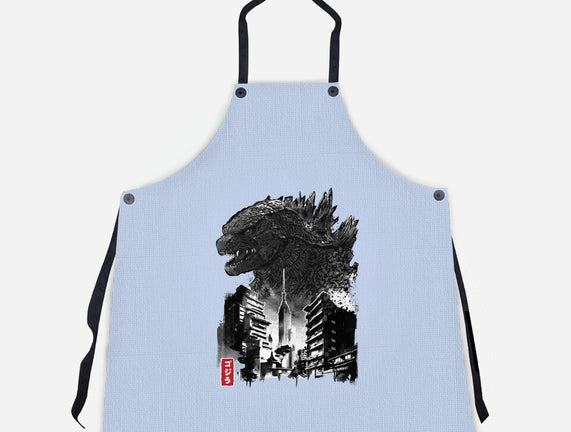 Godzilla Sumi-e