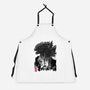 Godzilla Sumi-e-unisex kitchen apron-DrMonekers