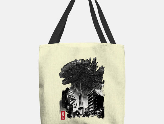 Godzilla Sumi-e