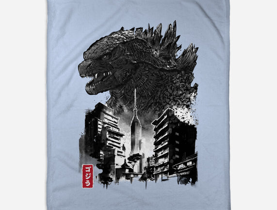Godzilla Sumi-e