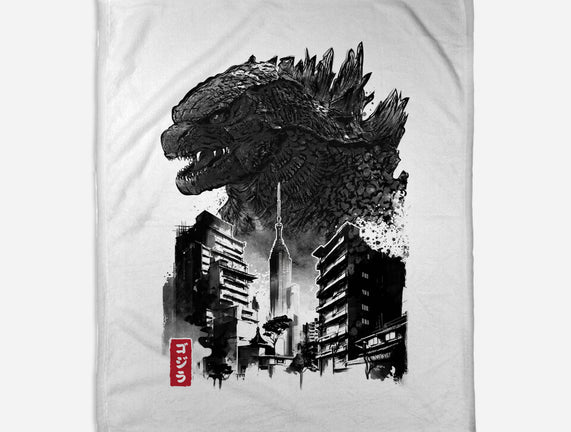 Godzilla Sumi-e