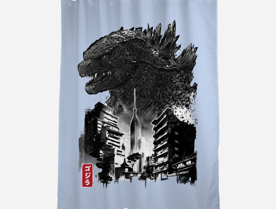 Godzilla Sumi-e
