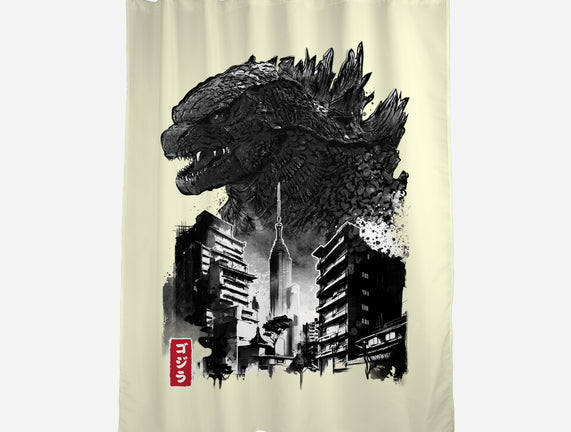 Godzilla Sumi-e