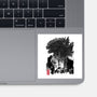 Godzilla Sumi-e-none glossy sticker-DrMonekers