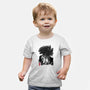 Godzilla Sumi-e-baby basic tee-DrMonekers
