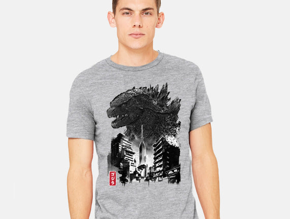 Godzilla Sumi-e