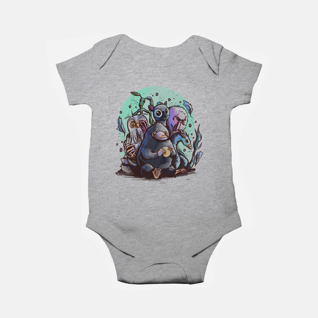 Magical Beasts-baby basic onesie-fanfabio