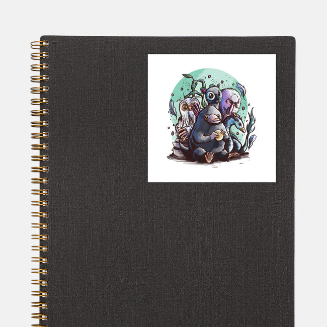 Magical Beasts-none glossy sticker-fanfabio
