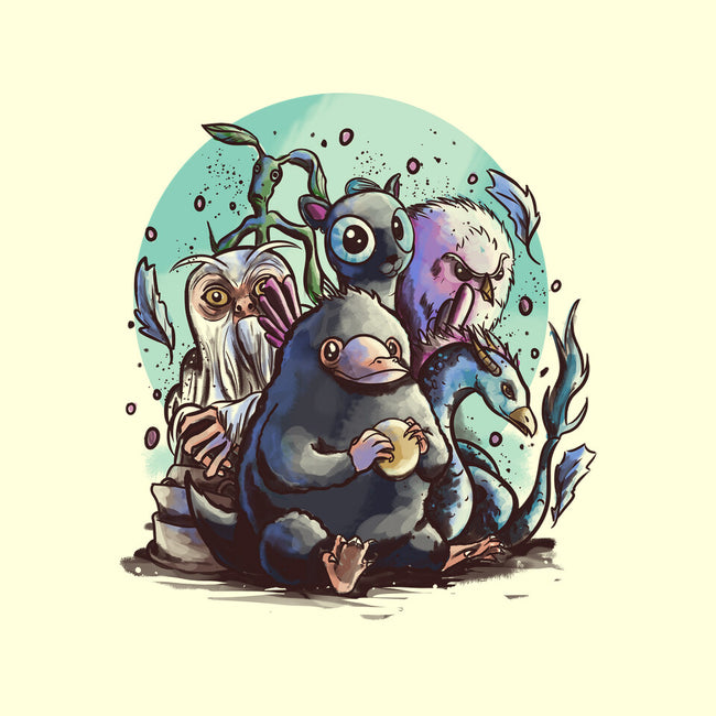 Magical Beasts-none glossy sticker-fanfabio