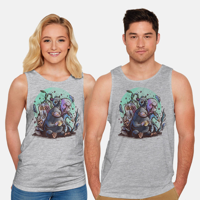 Magical Beasts-unisex basic tank-fanfabio
