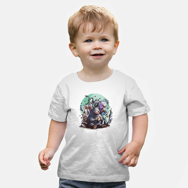Magical Beasts-baby basic tee-fanfabio