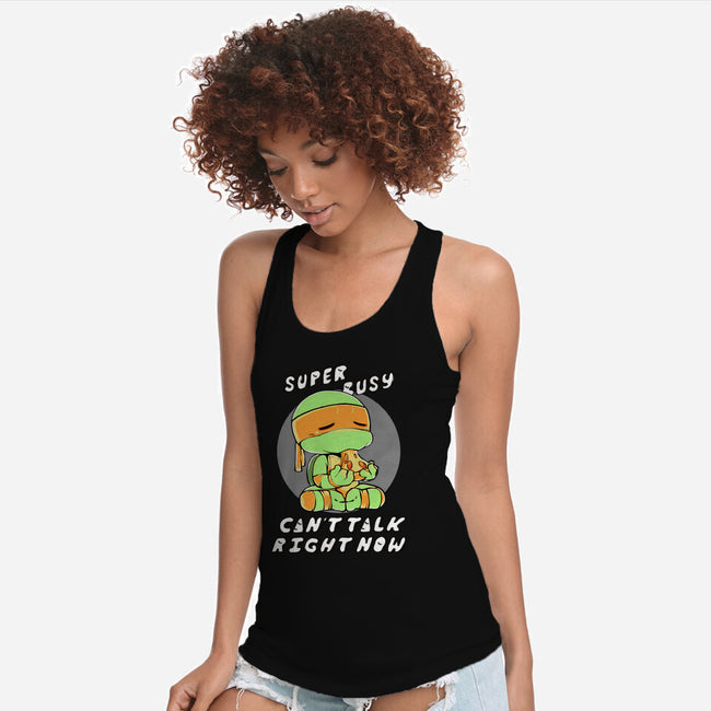 Super Busy-womens racerback tank-naomori