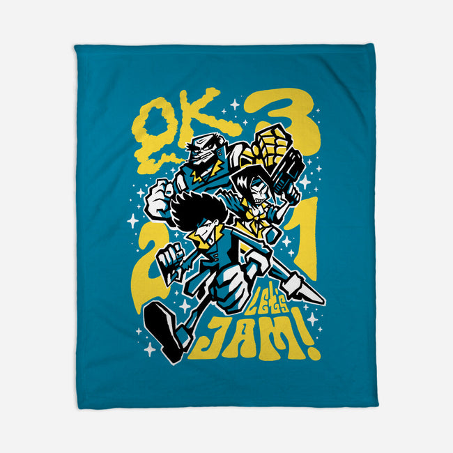 Cowboy Jam-none fleece blanket-demonigote