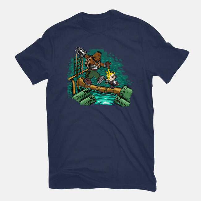 Barret And Cloud-mens basic tee-demonigote