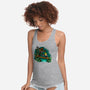 Barret And Cloud-womens racerback tank-demonigote
